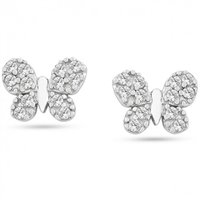 Orecchini Ambrosia Donna DEA DELLA GIOVINEZZA in Oro bianco Zircone AOZ370 - AOZ370